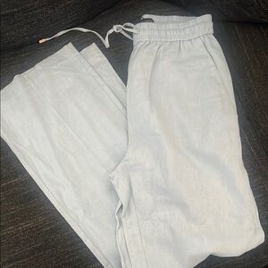 Woman Light blue Pants